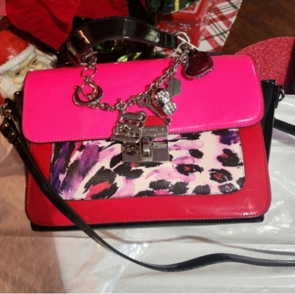 Betsey Johnson Charmed Leopard Bag